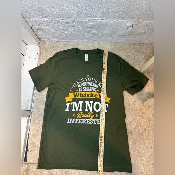 Sarcastic Men’s T-shirt Unless your kids fundraiser is selling whiskey Size L - Picture 5 of 10